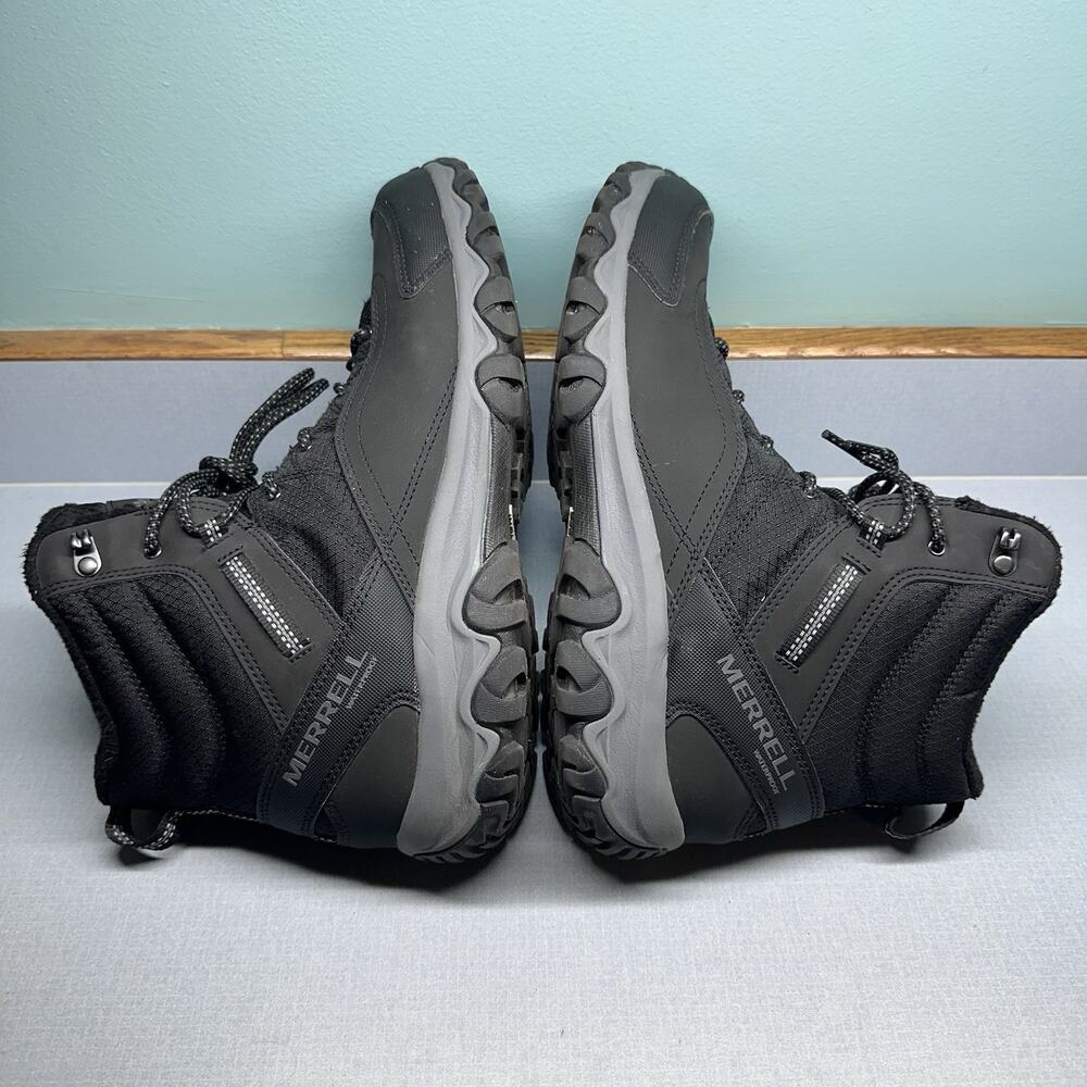 Merrell Thermo Akita Mid W/P Boot‎ J036441 Black Size Men’s 10.5 - Picture 9 of 14